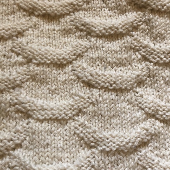 Vintage Hand Knit Zip Up Sweater - Picture 11 of 12